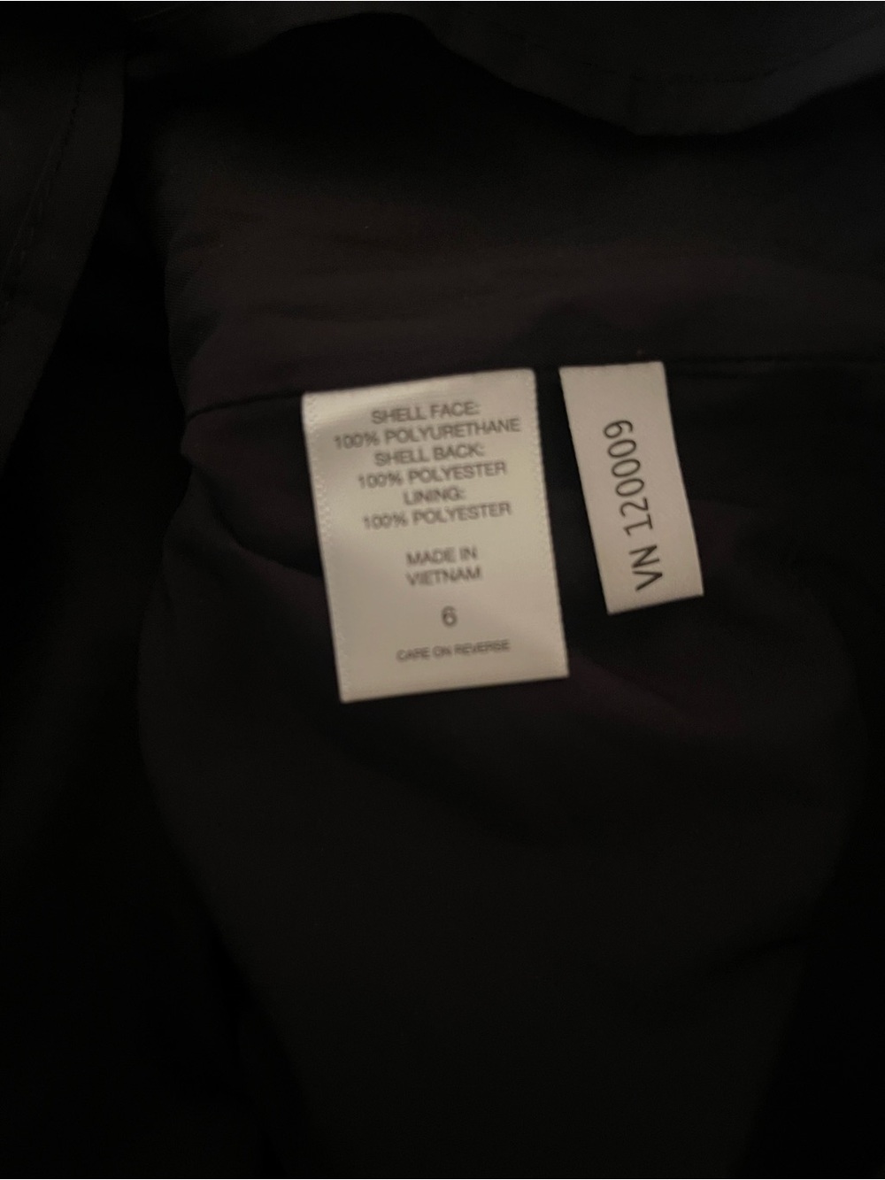 New York & Company Black Faux Leather High-Low Ruffle Skirt - Picture 4 of 7
